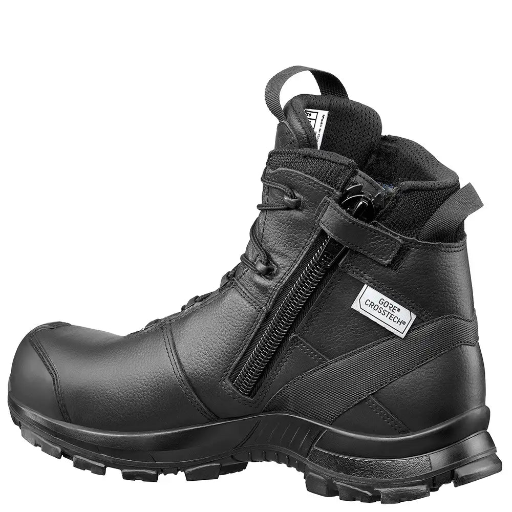 HAIX Black Eagle Safety 55 Mid Side Zip — Industrial Safety Boot