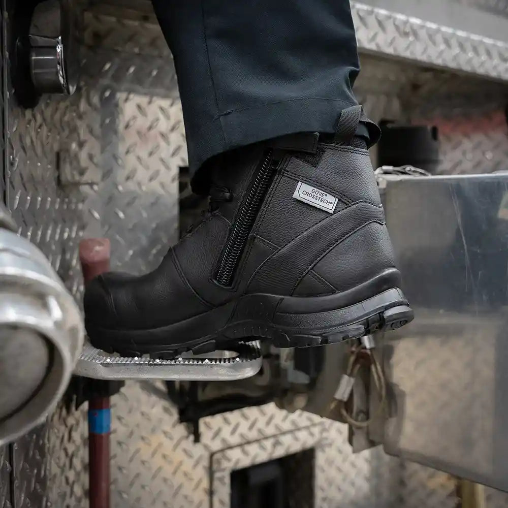 HAIX Black Eagle Safety 55 Mid Side Zip — Industrial Safety Boot