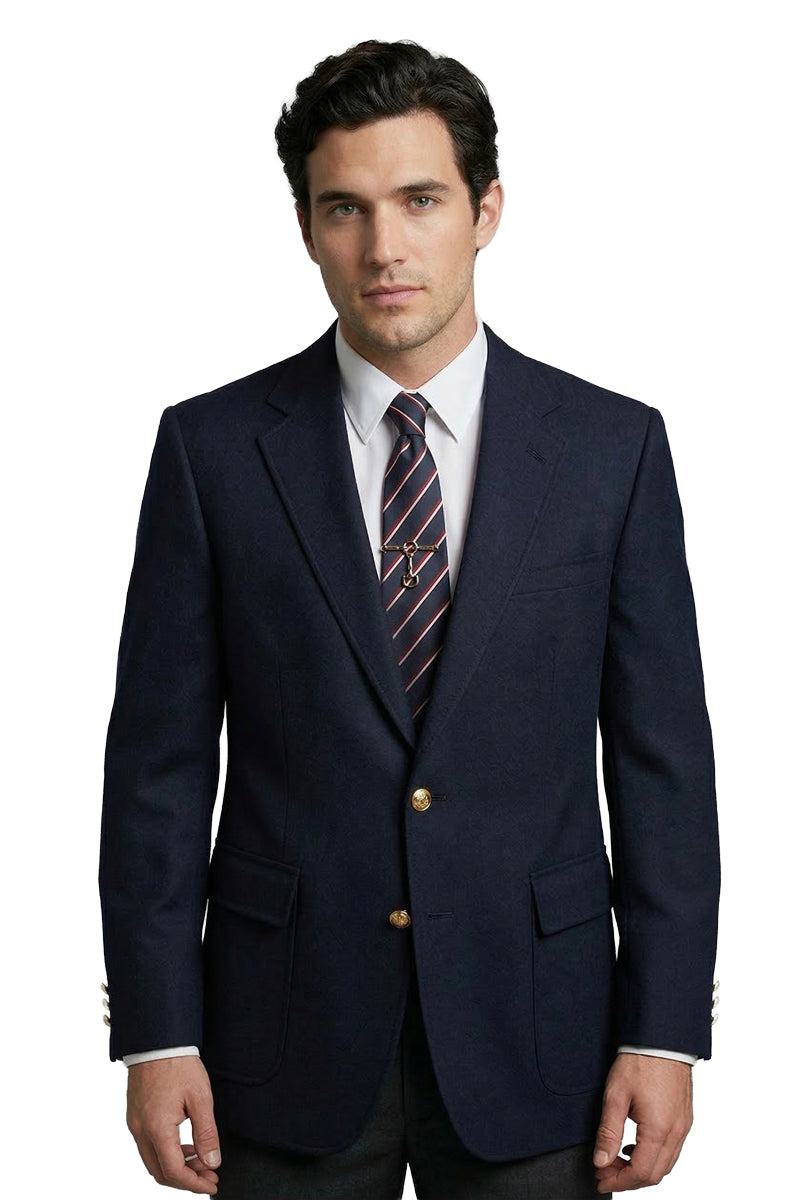 Men’s Polyester Single-Breasted Uniform Blazer