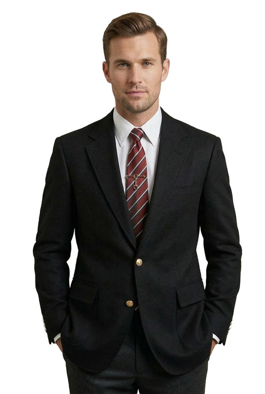 Men’s Polyester Single-Breasted Uniform Blazer