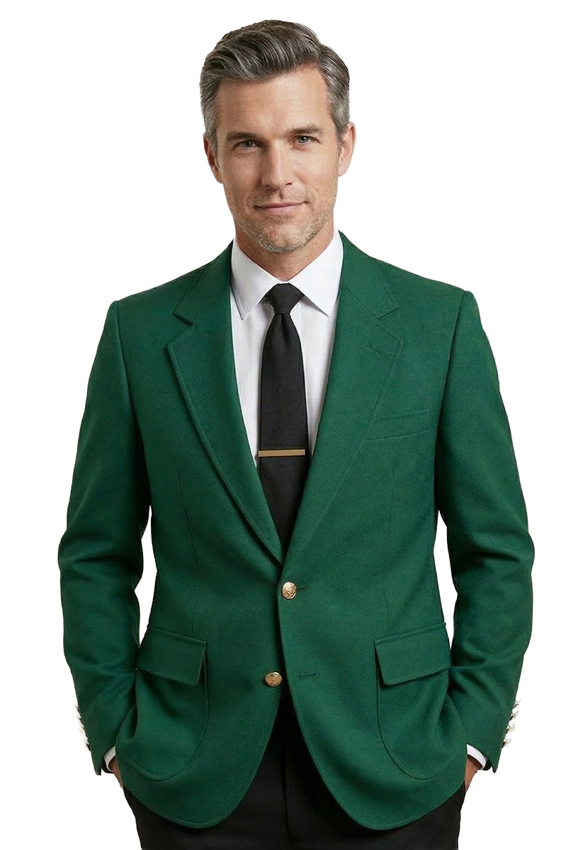 Men’s Polyester Single-Breasted Uniform Blazer
