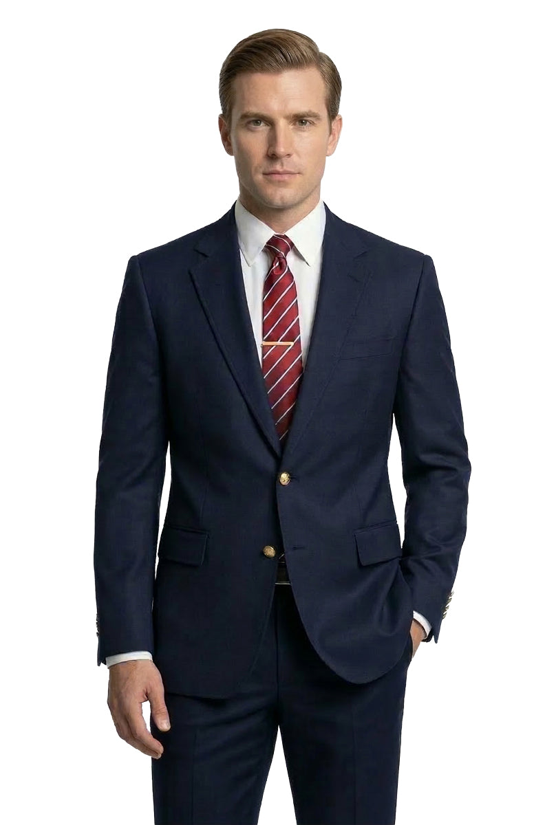 Men’s Poly Wool Single-Breasted Uniform Blazer