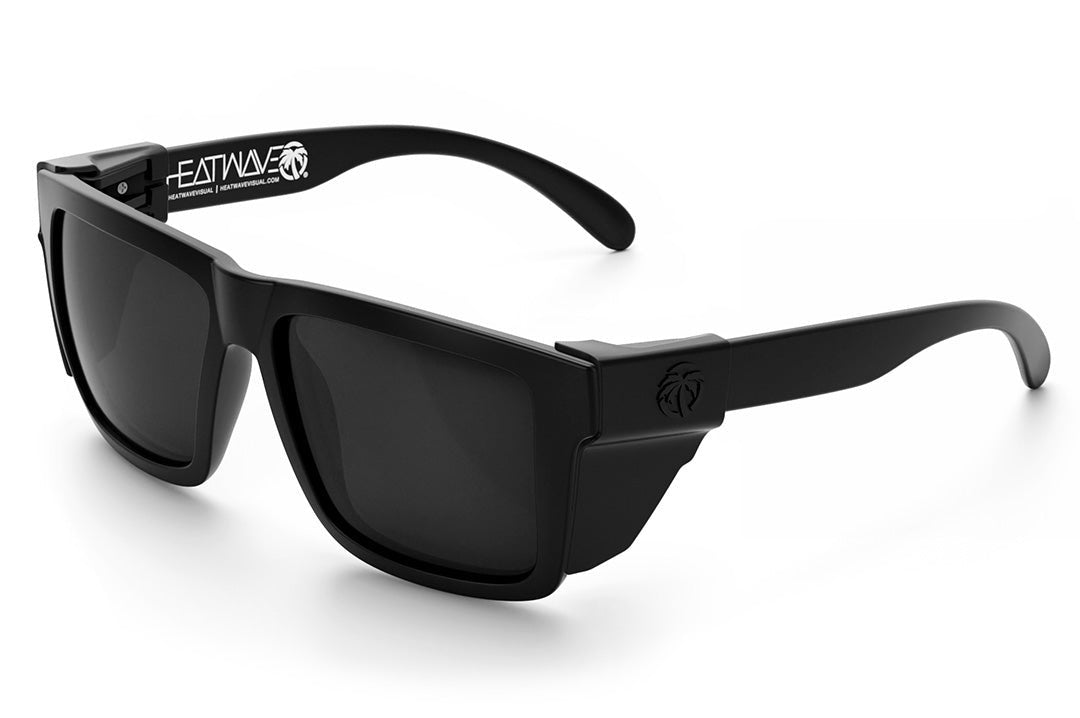 Heat Wave Visual XL VISE Black Frame Black Lens sunglasses view 8