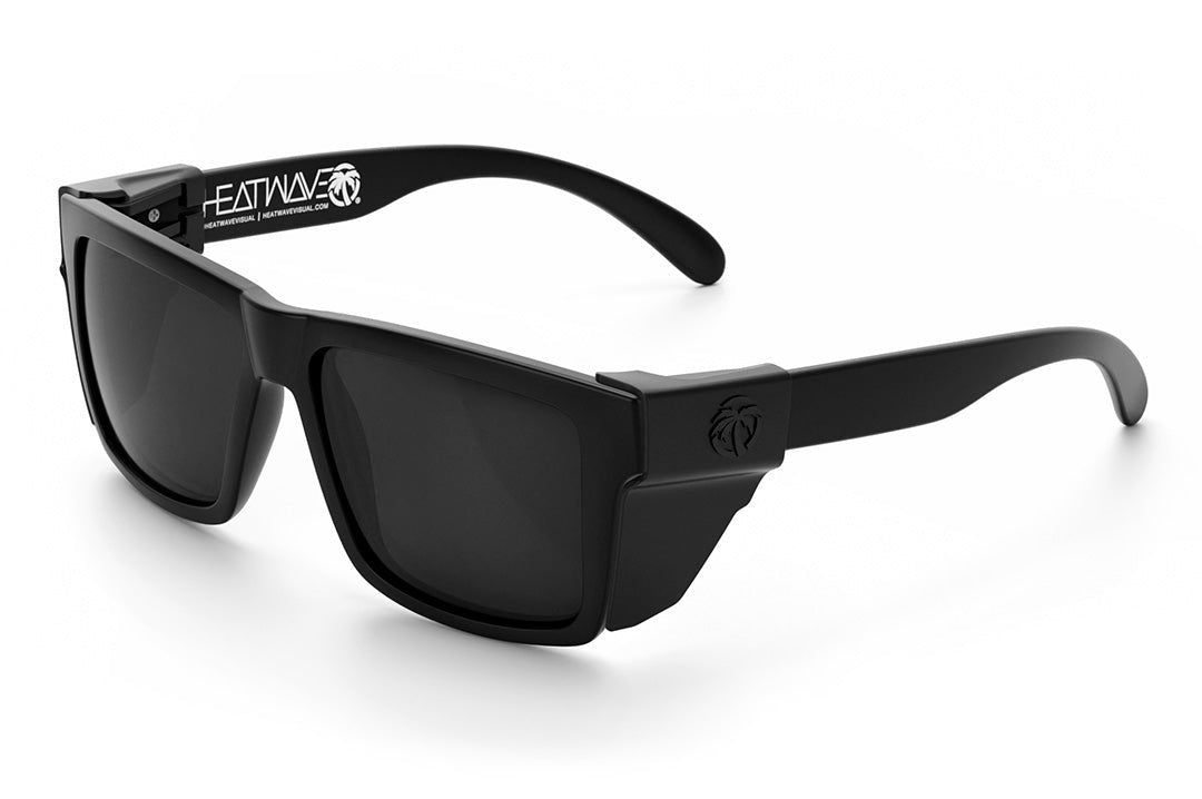Heat Wave Visual VISE Black Frame - BLACK Emblem Black Lens sunglasses view 6