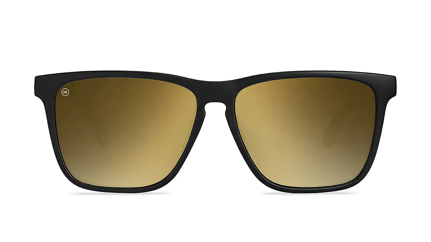 Black Gold Fast Lanes - Knockaround Sunglasses - alternate view
