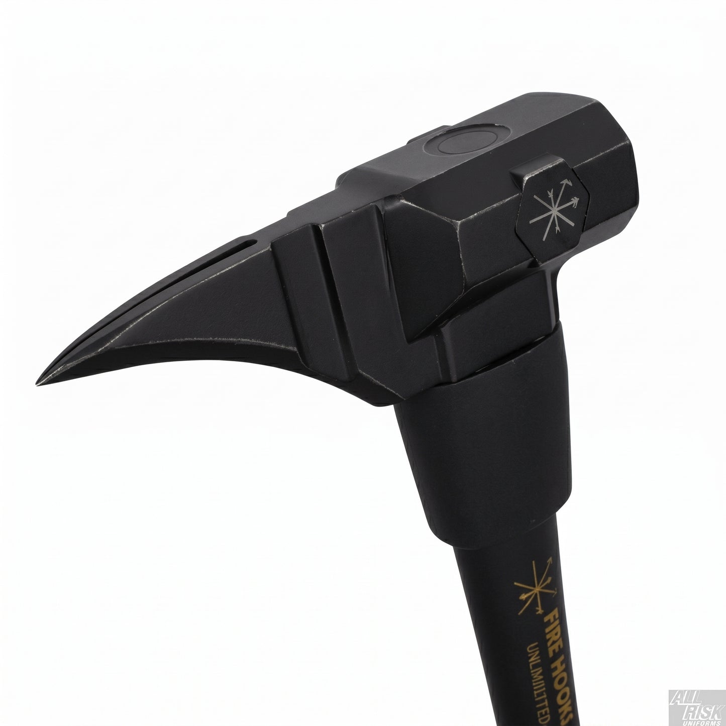Black Maxx hybrid sledge maul tool head detail - close-up showing forged steel construction with dual striking surfaces