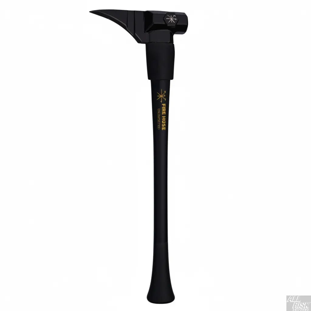 Black Maxx hybrid sledge maul forcible entry tool with forged steel head and fiberglass handle - full length view showing multi-purpose design