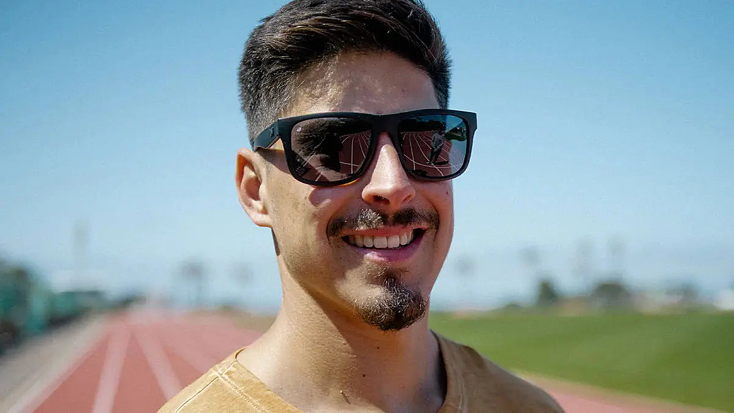 Black on Black Torrey Pines Sport - Knockaround Sunglasses - additional view