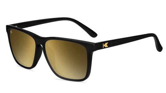 Black Gold Fast Lanes - Knockaround Sunglasses