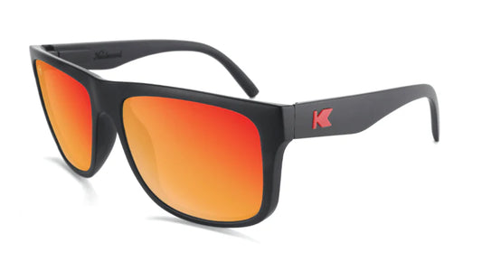 Matte Black / Red Sunset Torrey Pines - Knockaround Sunglasses