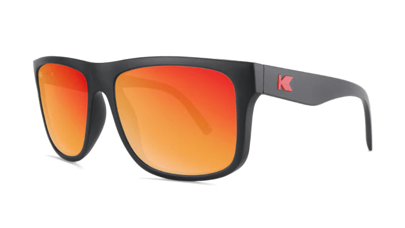 Matte Black / Red Sunset Torrey Pines - Knockaround Sunglasses