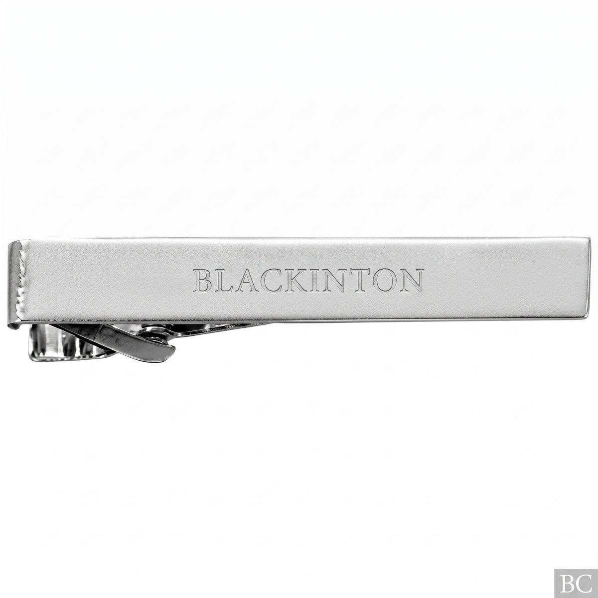Metallic object on a white background