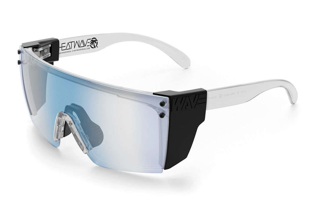 Heat Wave Visual Lazer Face Glasses CLEAR BLUE LIGHT BLOCKING LENS sunglasses view 2