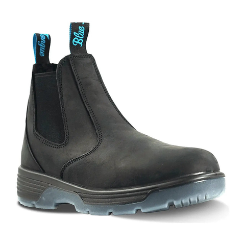 Blue Tongue Slip On Boot