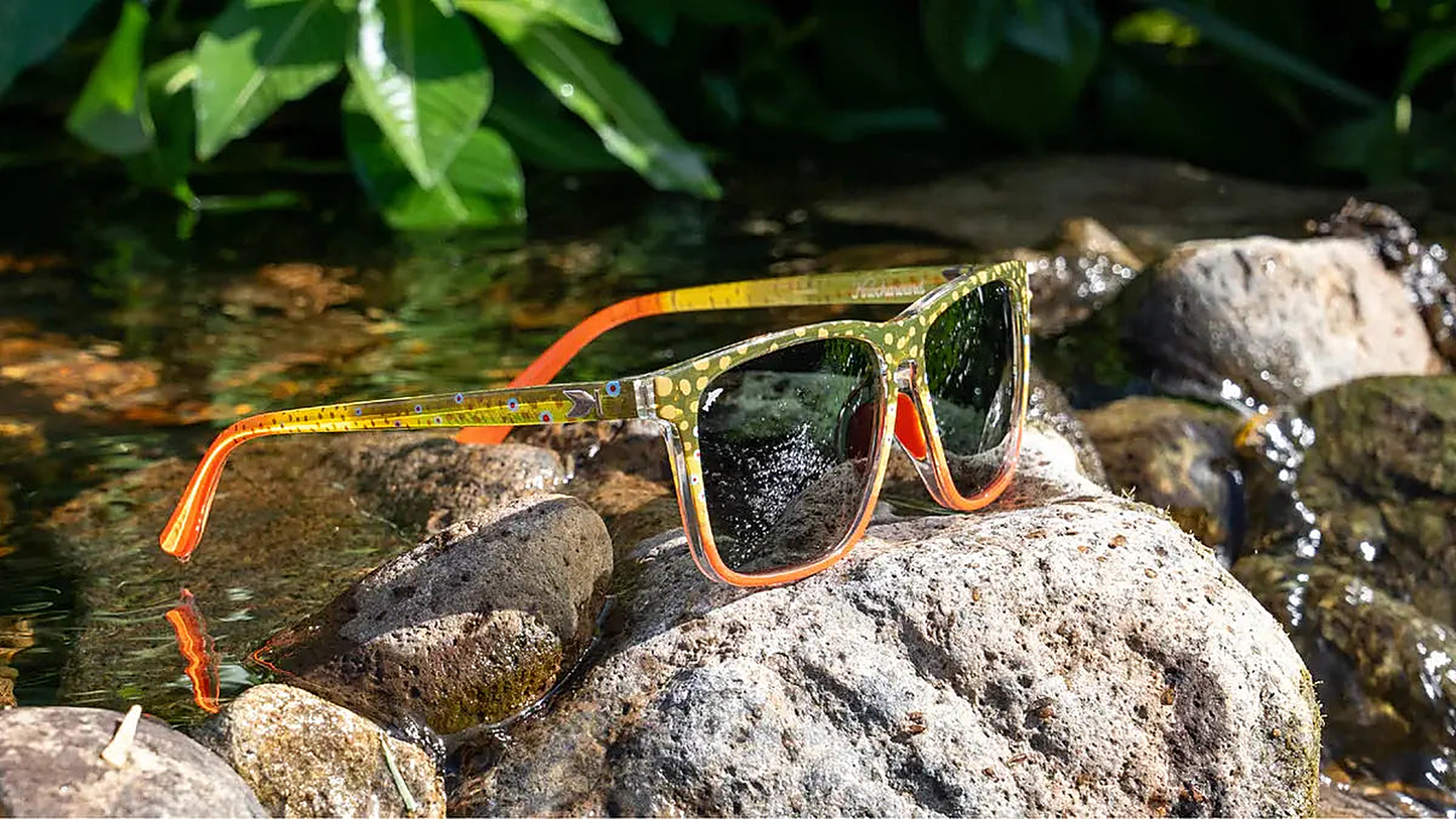 Brook Trout Fast Lanes Sports - Knockaround Sunglasses - detail view