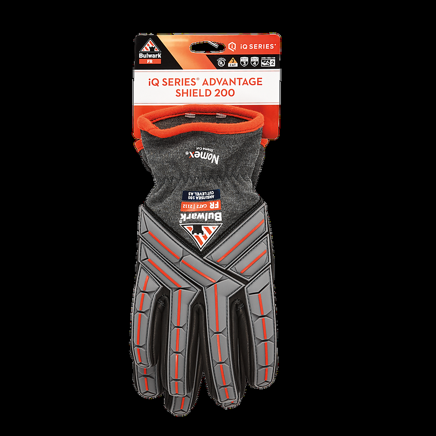 Bulwark iQ Series Advantage Shield 200 FR Extrication Gloves - detail view