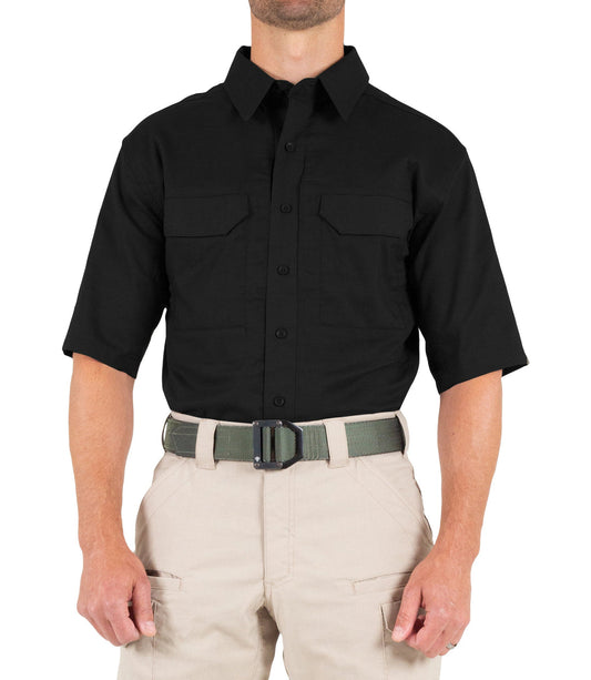 First Tactical Mens V2 Tactical Short Sleeve - Black