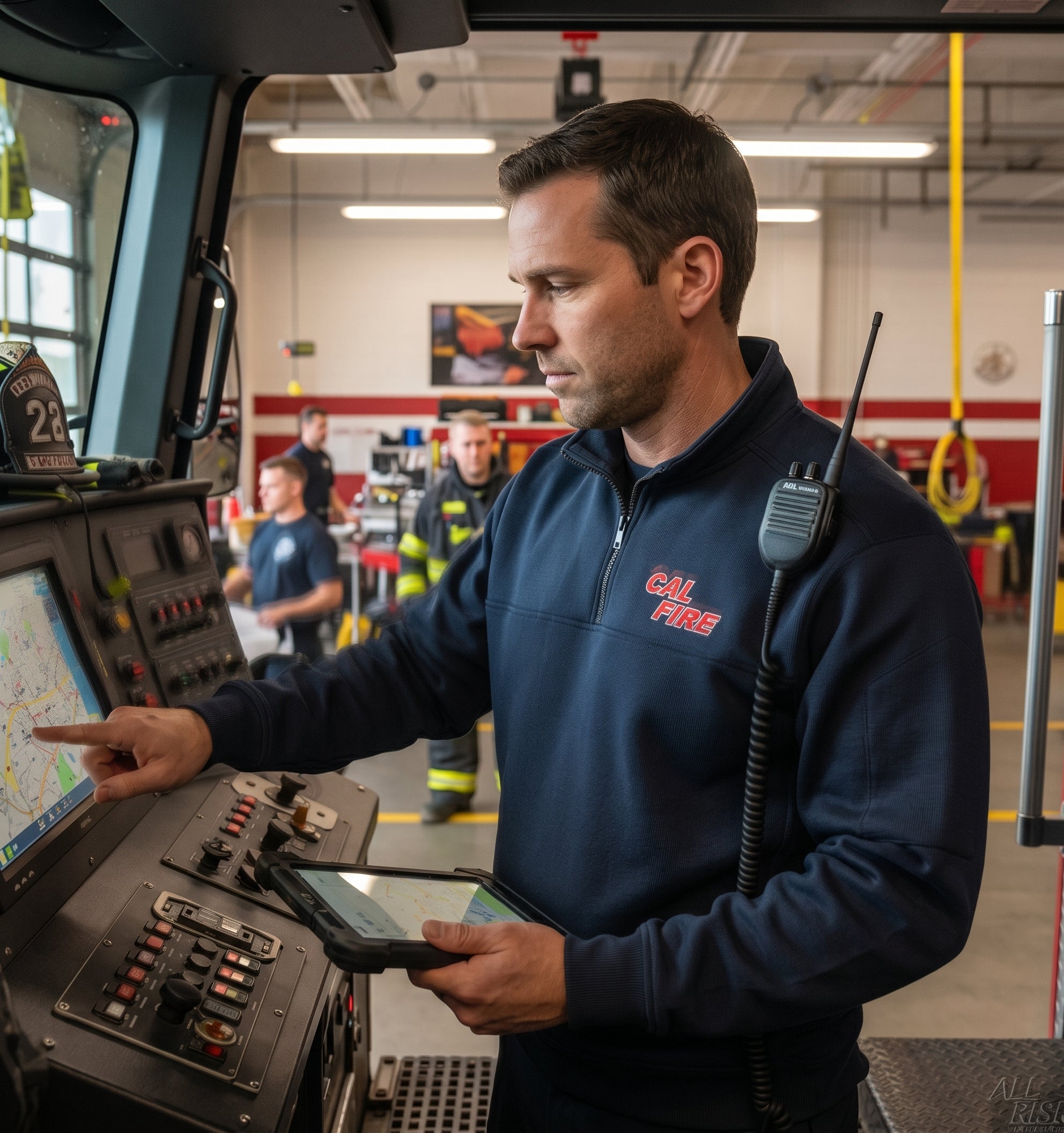 CAL FIRE 5.11 Quarter-Zip Job Shirt 2.0 | ALL RISK – ALL RISK Uniforms