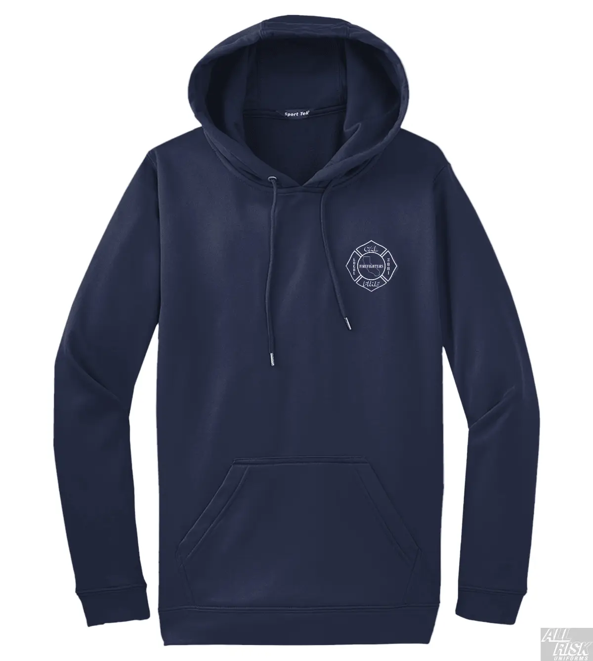 Cal Fire performance sweatshirt with DryBlend moisture-wicking polyester fabric