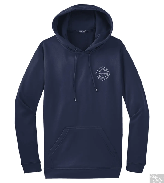 Cal Fire performance sweatshirt with DryBlend moisture-wicking polyester fabric