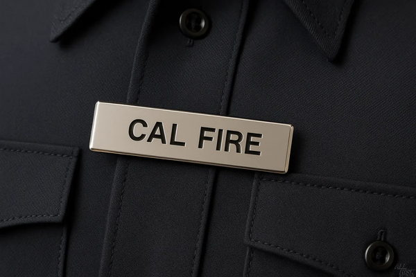 CAL FIRE Nametag - Professional Uniform Accessory – ALL RISK Uniforms