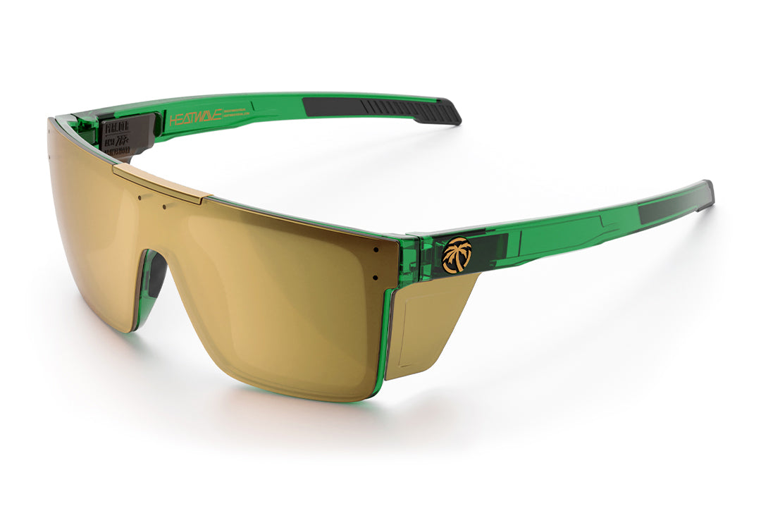 Heat Wave Visual Performance Quatro Cycad Green sunglasses view 1