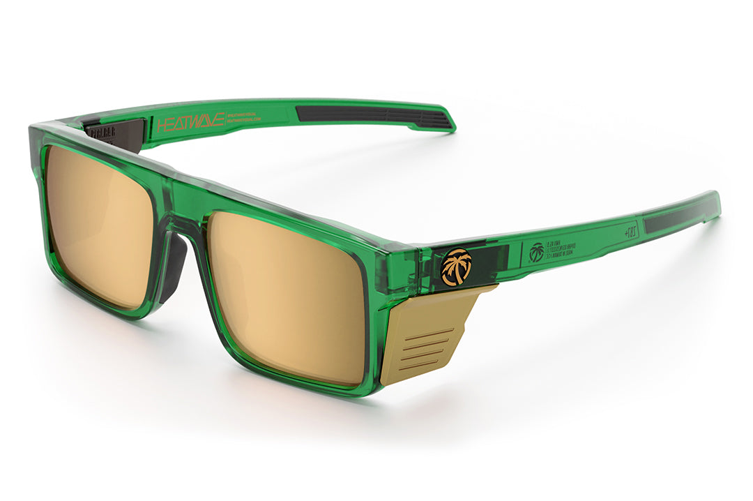 Heat Wave Visual Performance Rayth Cycad Green sunglasses view 1