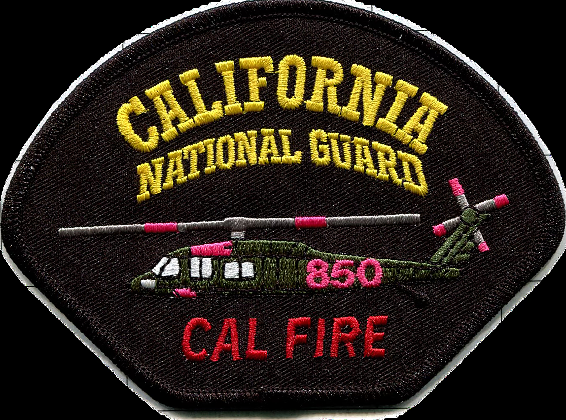 California Air National Guard Patch - close-up detail