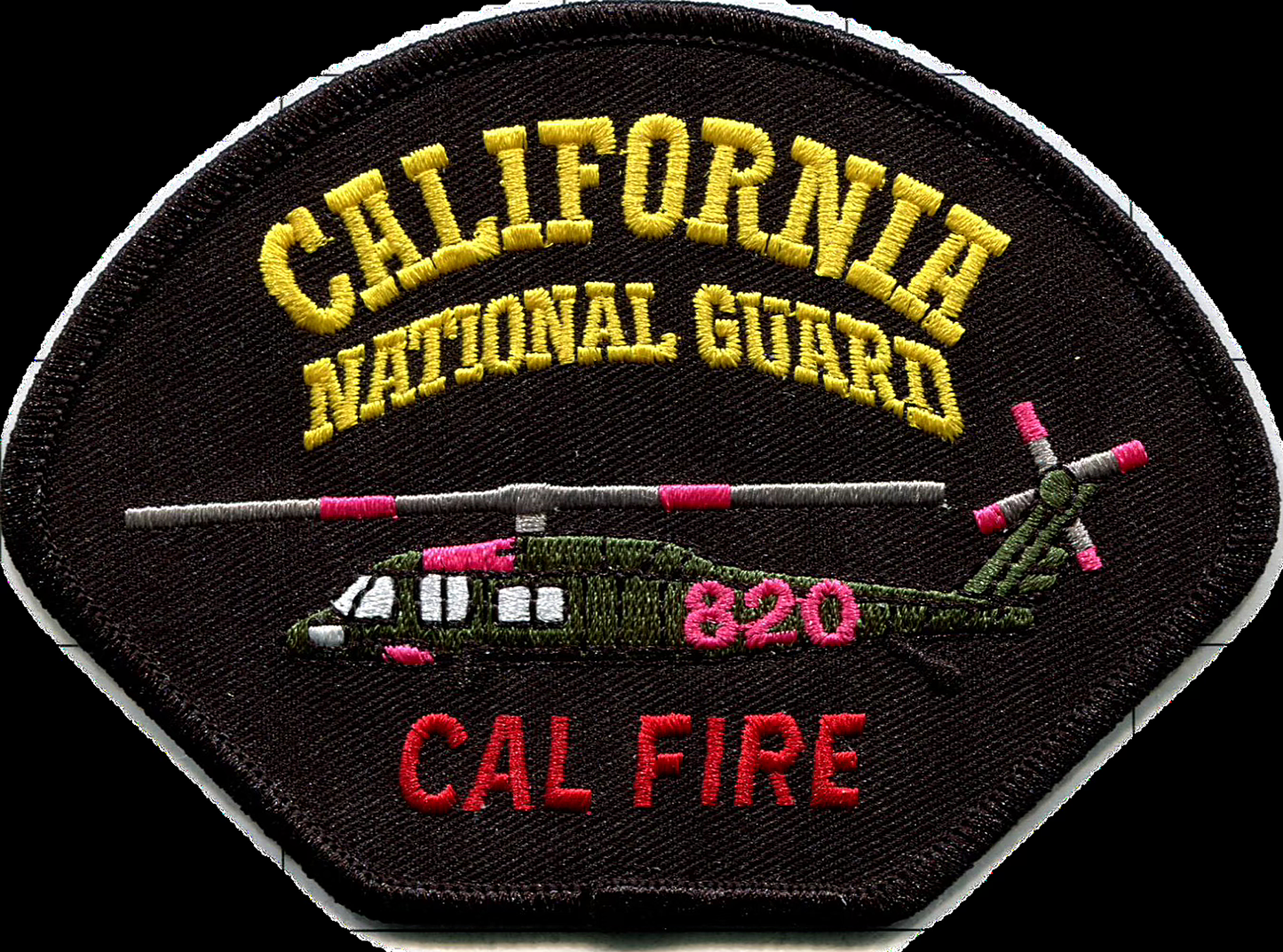 California Air National Guard Patch - side view