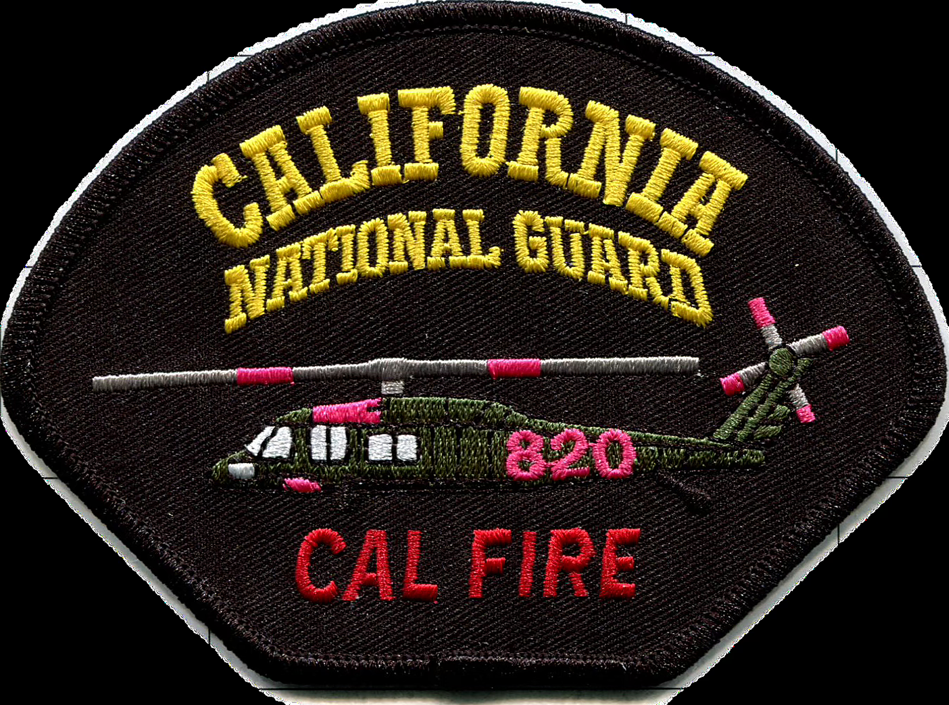 California Air National Guard Patch - side view
