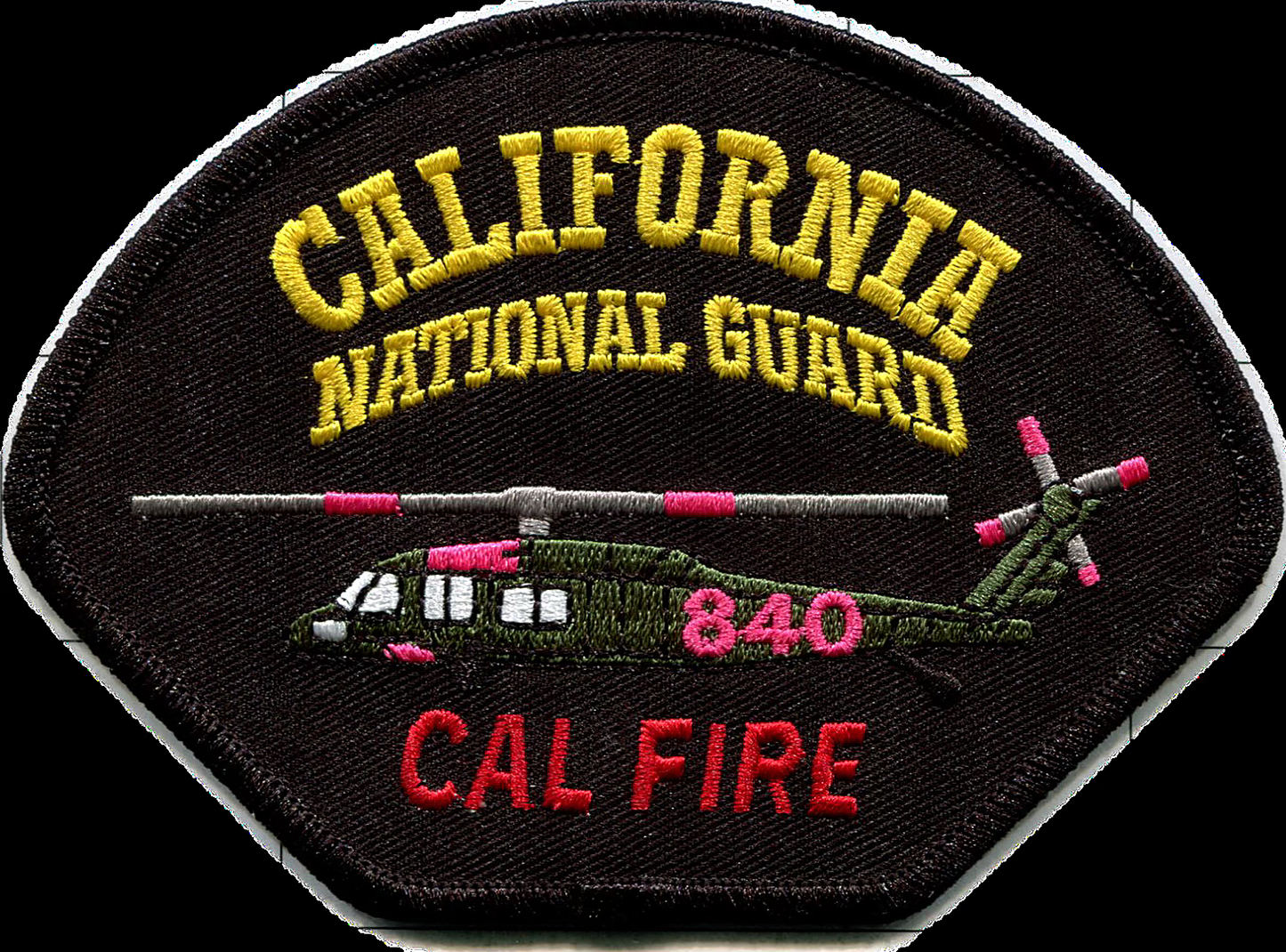 California Air National Guard Patch - back view