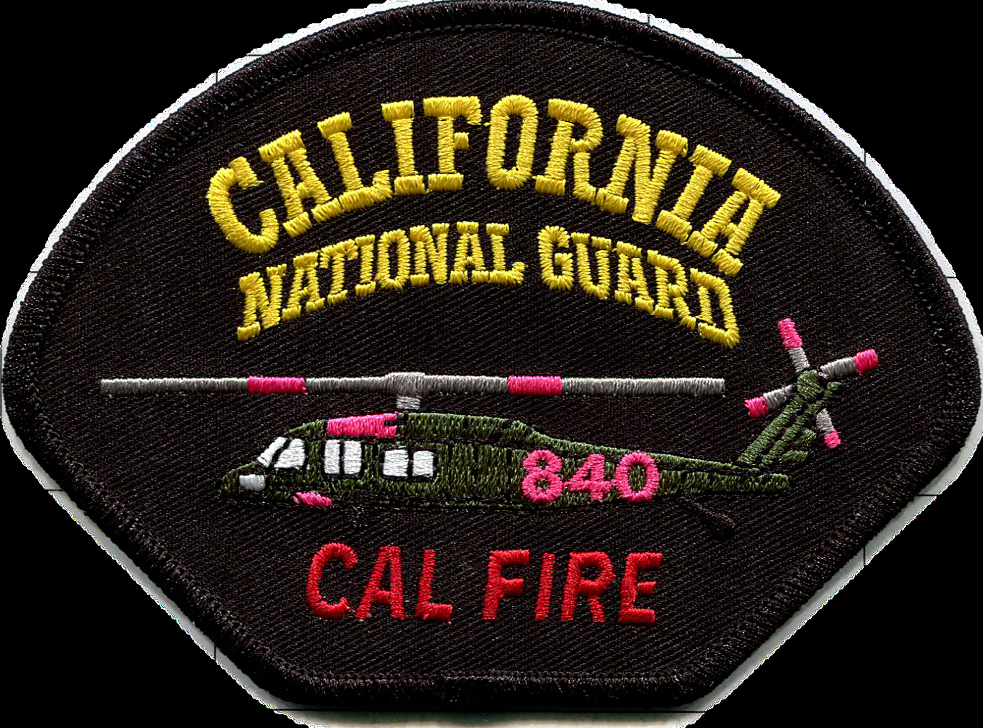 California Air National Guard Patch - back view