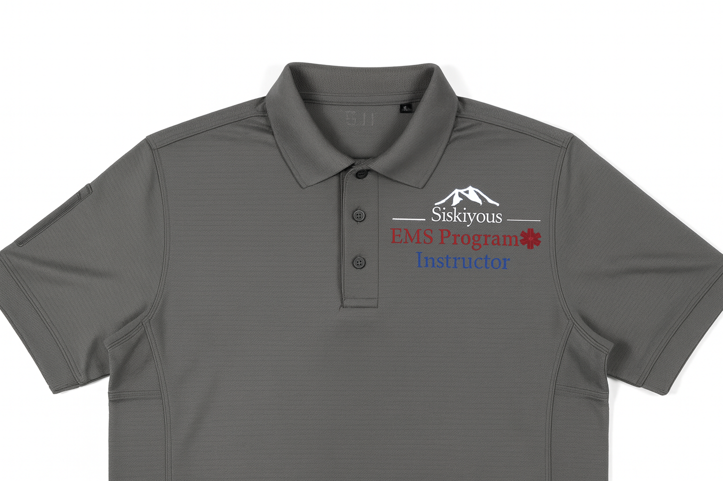 COS 5.11 Mens Helios Polo Short Sleeve - Charcoal Grey - alternate view