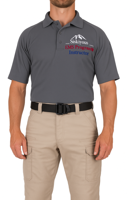 COS First Tactical Mens Short Sleeve Polo - Wolf Grey