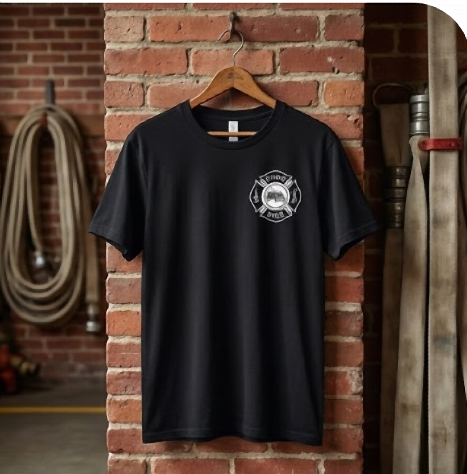 Chico Fire First Tactical Premium Cotton Short Sleeve Shirt - close-up detail