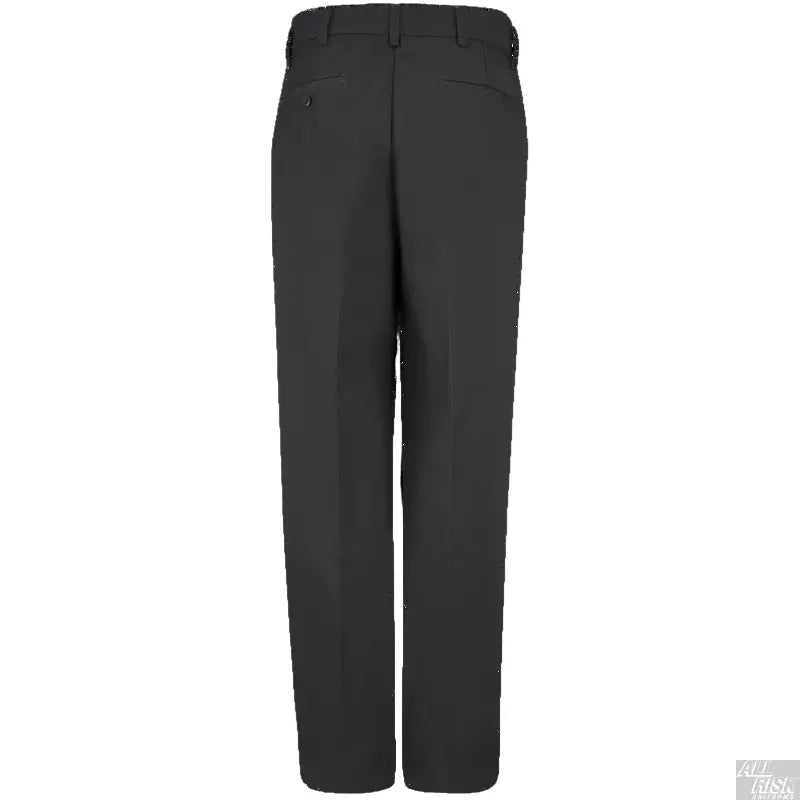 CAL FIRE Class A trousers Policy 1500 compliant black dress pants with sharp crease laid flat