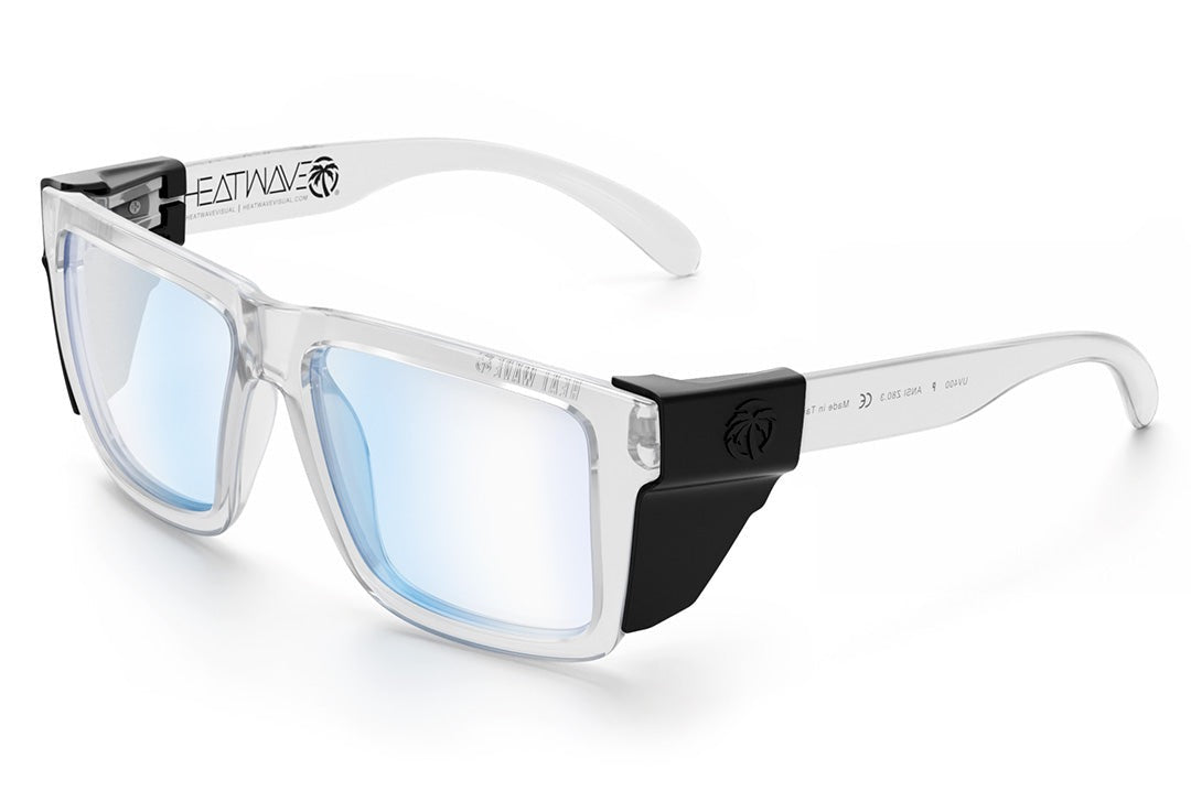 Heat Wave Visual XL VISE Vapor Clear Frame Blue Light Blocking sunglasses view 3