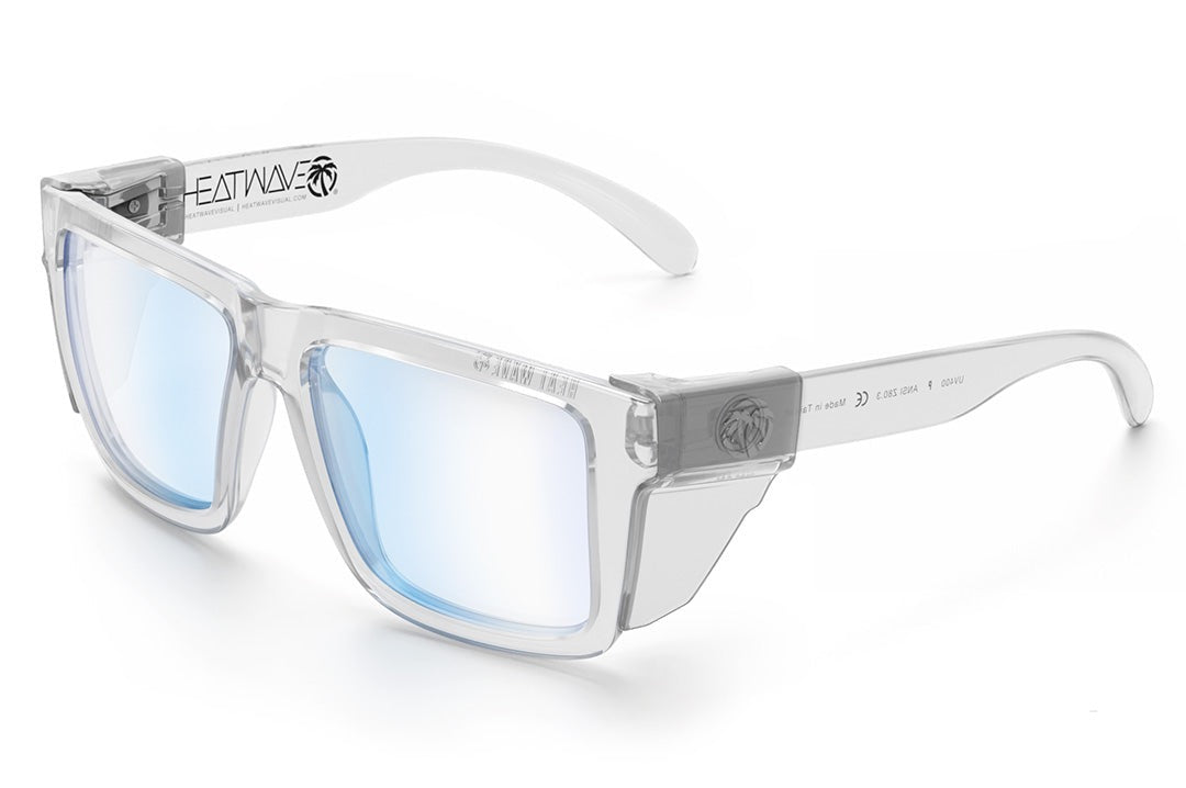 Heat Wave Visual XL VISE Vapor Clear Frame Blue Light Blocking sunglasses view 5