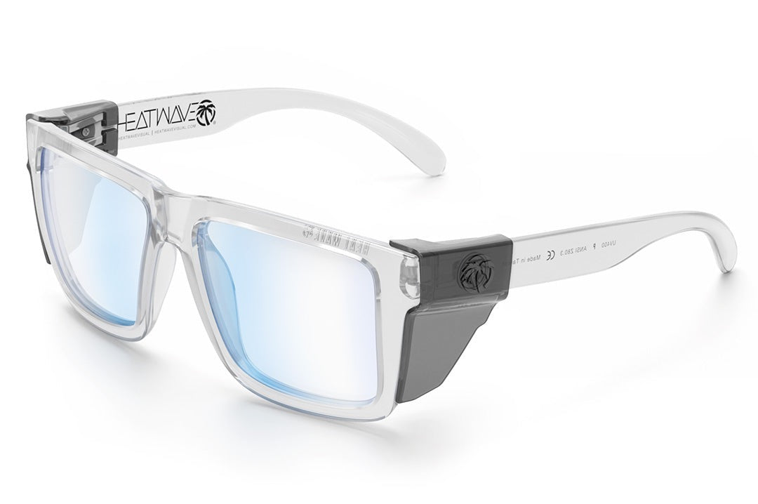 Heat Wave Visual XL VISE Vapor Clear Frame Blue Light Blocking sunglasses view 4