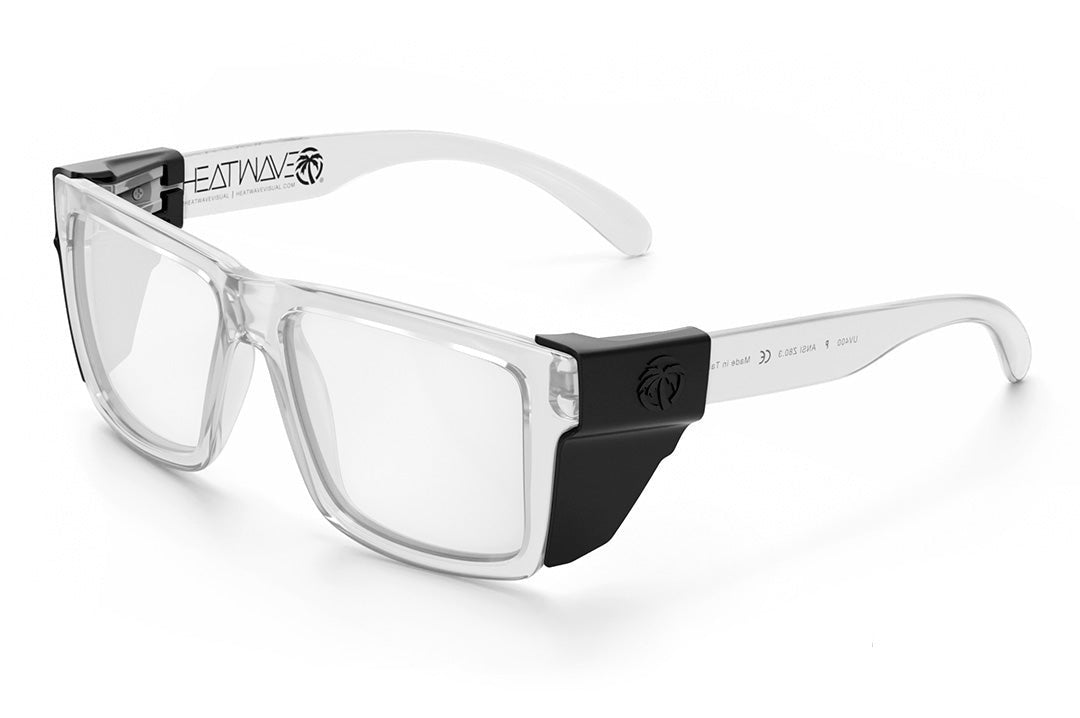 Heat Wave Visual VISE Vapor Clear Frame Tuff-Tec Clear Lens sunglasses view 5