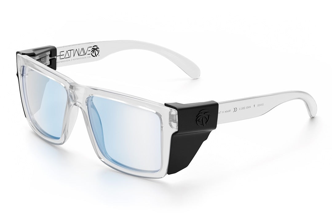 Heat Wave Visual VISE Vapor Clear Frame Blue Light Blocking Lens sunglasses view 3