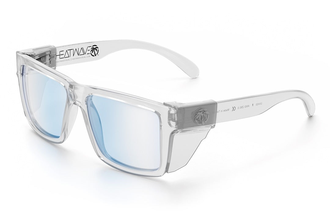 Heat Wave Visual VISE Vapor Clear Frame Blue Light Blocking Lens sunglasses view 5