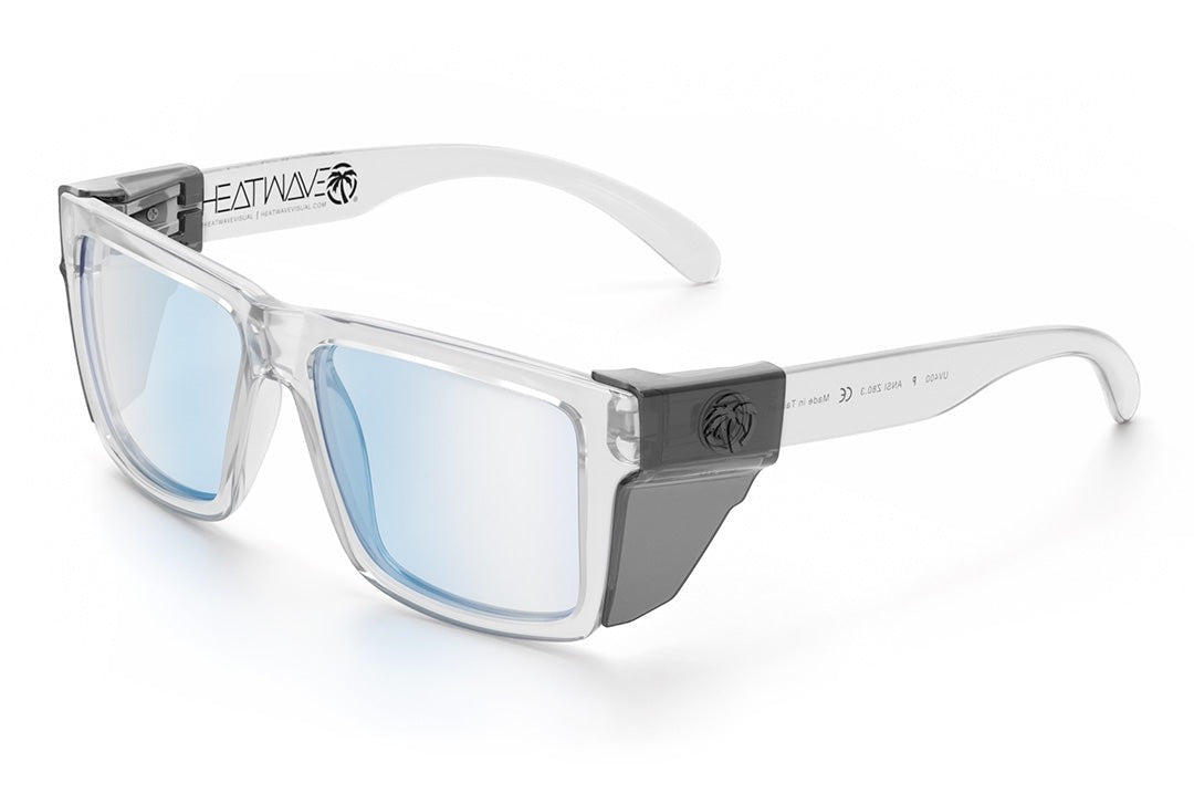 Heat Wave Visual VISE Vapor Clear Frame Blue Light Blocking Lens sunglasses view 4