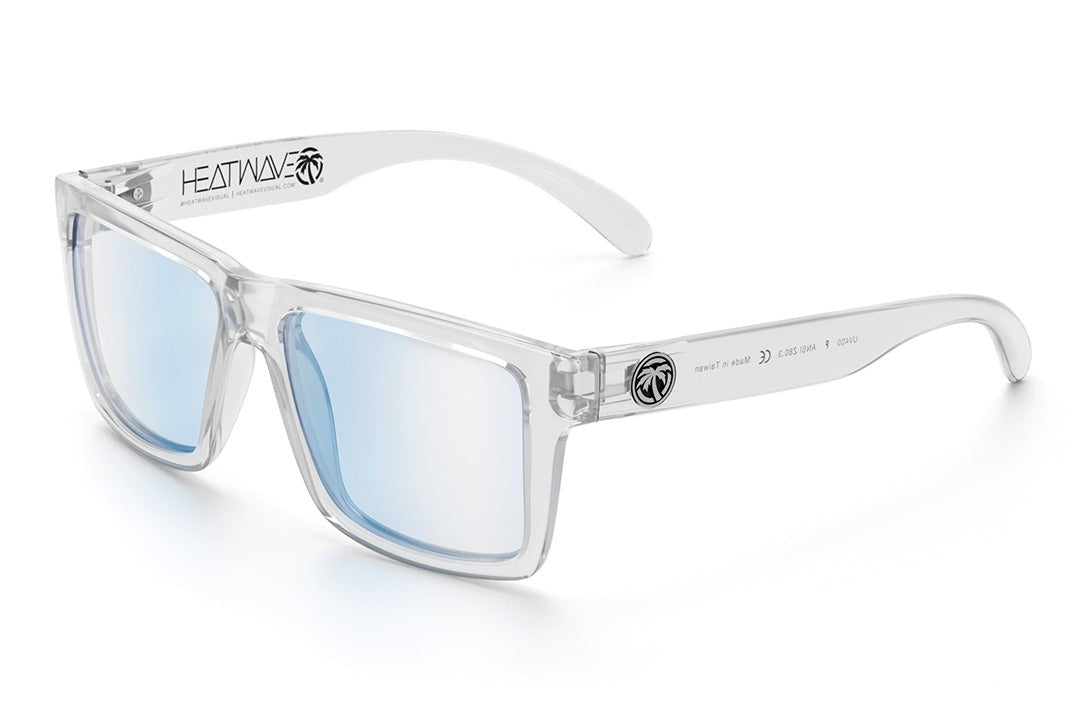 Heat Wave Visual VISE Vapor Clear Frame Blue Light Blocking Lens sunglasses view 1