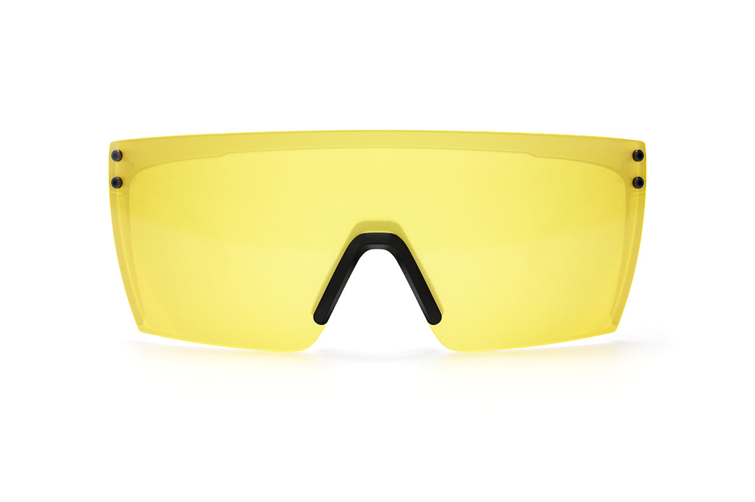 Heat Wave Visual Lazer Face Glasses HI-VIS YELLOW sunglasses view 2