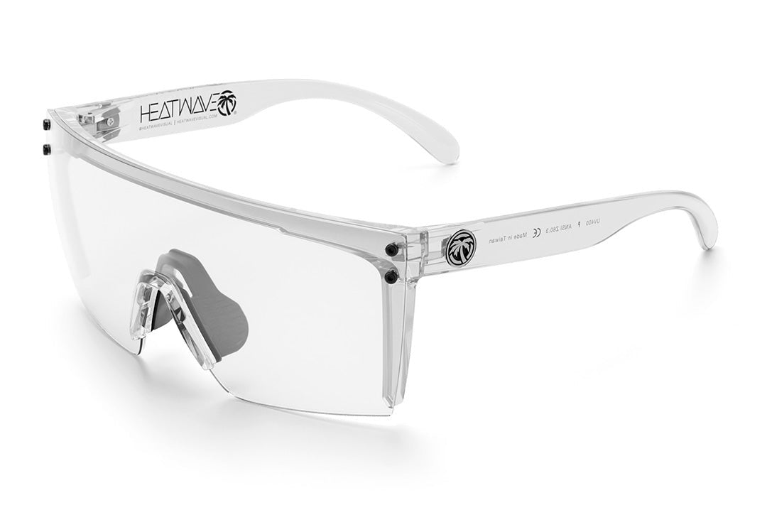 Heat Wave Visual Lazer Face Glasses Vapor Clear Frame Clear Anti Fog Lens sunglasses view 1