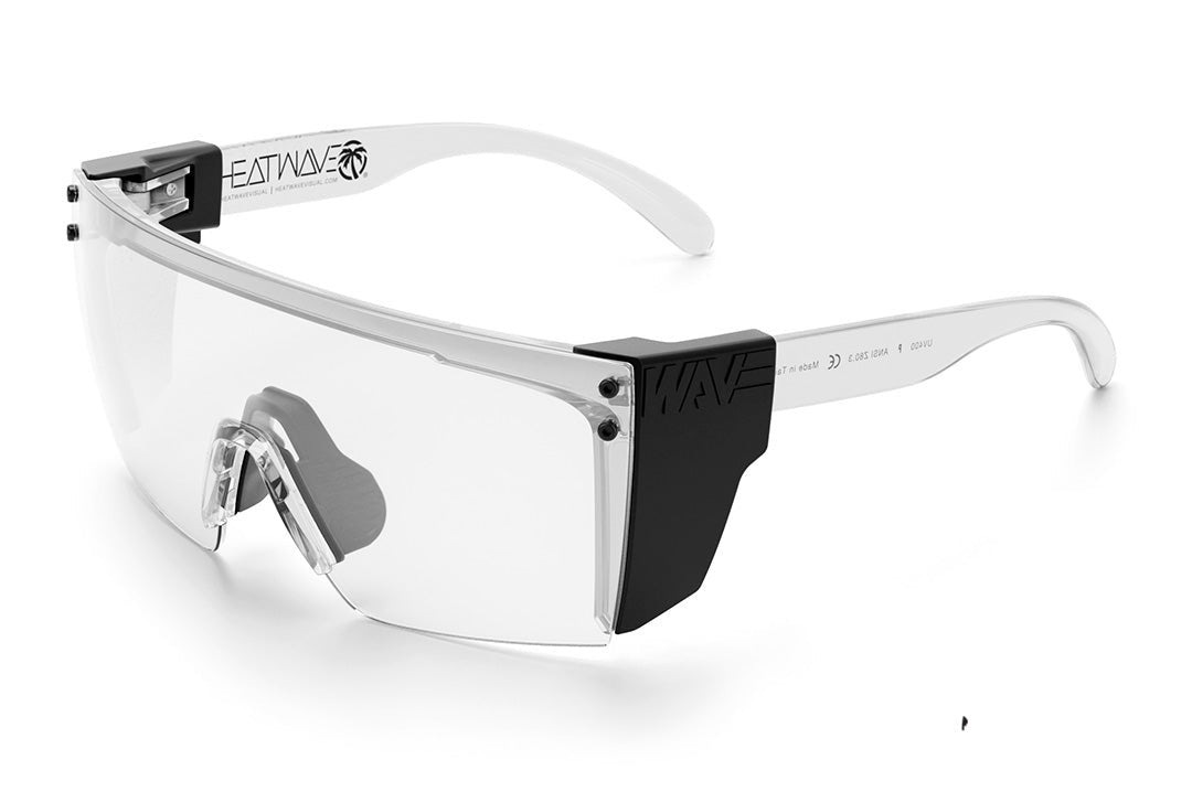 Heat Wave Visual Lazer Face Glasses Vapor Clear Frame Clear Anti Fog Lens sunglasses view 4