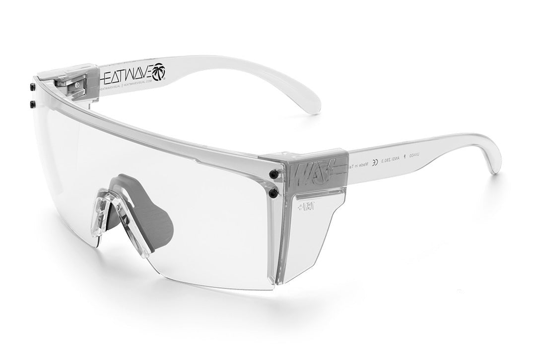 Heat Wave Visual Lazer Face Glasses Vapor Clear Frame Clear Anti Fog Lens sunglasses view 6