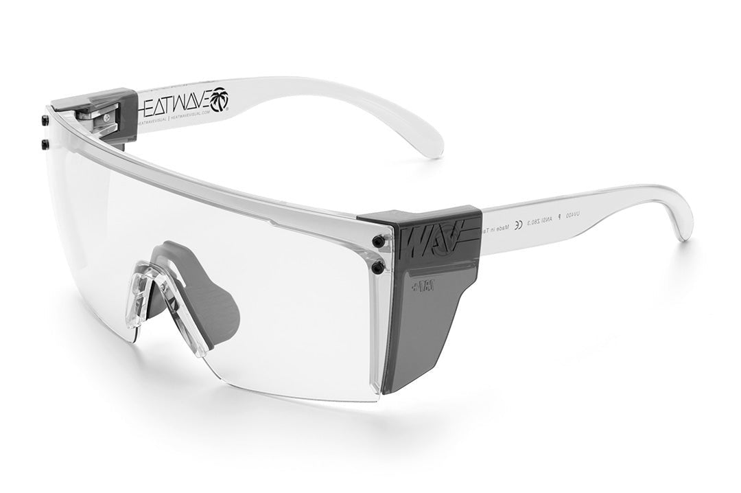 Heat Wave Visual Lazer Face Glasses Vapor Clear Frame Clear Anti Fog Lens sunglasses view 5