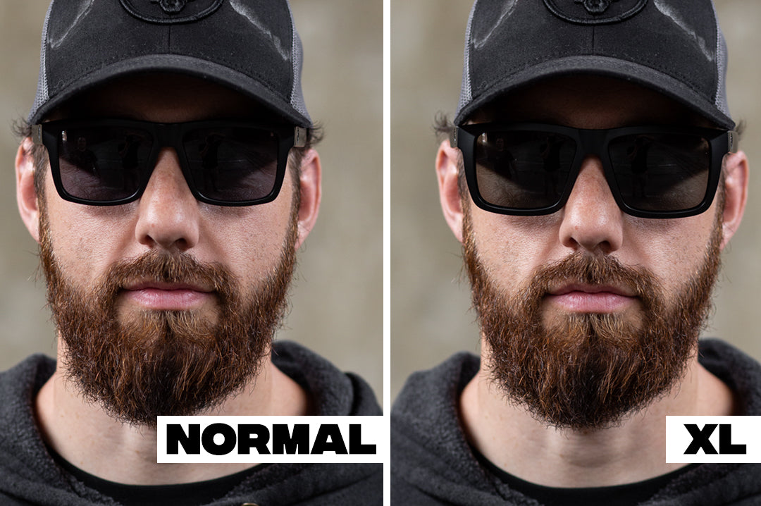 Heat Wave Visual XL VISE Black Frame Black Lens sunglasses view 4